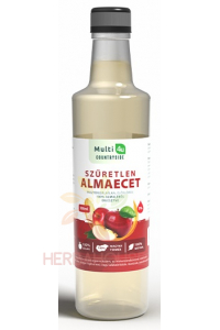 Obrázok pre Multi 4U Oțet de mere, nefiltrat, nepasteurizat (500ml)