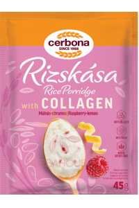 Obrázok pre Cerbona Terci de orez cu colagen și inulină zmeură-lămâie (45g)