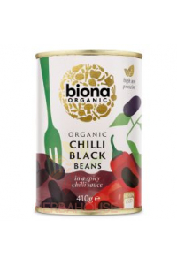 Obrázok pre Biona Bio Fasole neagră în sos picant de chili (410g)