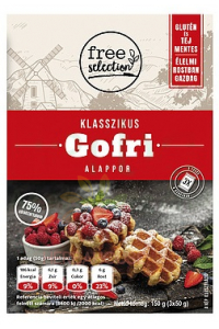 Free Selection Amestec de făină fără gluten pentru vafe (150g) Obrázok pre Free Selection Amestec de făină fără gluten pentru vafe (150g)