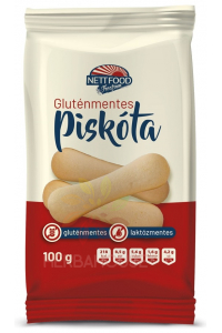 Nett food Biscuiți lungi fără gluten și lactoză (100g) Obrázok pre Nett food Biscuiți lungi fără gluten și lactoză (100g)