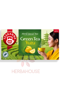 Obrázok pre Teekanne Green Tea Yuzu ceai verde cu aromă de citrice japoneze yuzu (20buc)