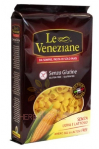 Le Veneziane Paste de porumb fără gluten - pipe rigate (250g) Obrázok pre Le Veneziane Paste de porumb fără gluten - pipe rigate (250g)