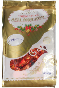 Obrázok pre Microse Csengettyű Bomboane de Crăciun învelite în glazură de lapte de cacao, umplute cu cremă de ciocolată cu trufe (350g)