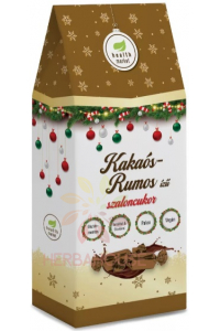 Obrázok pre Health Market Fără gluten, Vegan, Paleo Bomboane de Crăciun cu aromă de cacao și rom în ciocolată cu lapte de cocos cu îndulcitori (250g)