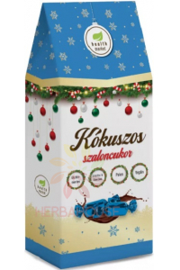 Obrázok pre Health Market Fără gluten, Vegan, Paleo Bomboane de Crăciun cu aromă de cocos în ciocolată cu lapte de cocos cu îndulcitori (250g)