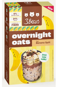 3Bears Fulgi de ovăz fără zahăr adăugat - Banana Split (400g) Obrázok pre 3Bears Fulgi de ovăz fără zahăr adăugat - Banana Split (400g)