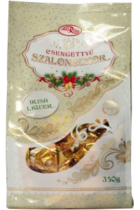 Obrázok pre Microse Csengettyű Bomboane de Crăciun umplute cu cremă de alcool cu ​​aromă de lichior irlandez, învelite în glazură de cacao cu lapte (350g)