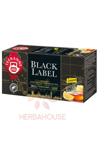 Teekanne Black Label ceai negru cu aromă de lămâie, porționat (20buc) Obrázok pre Teekanne Black Label ceai negru cu aromă de lămâie, porționat (20buc)
