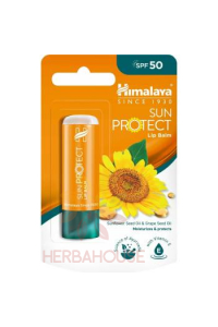 Himalaya Sun Protect SPF 50 Balsam de buze cu ulei de floarea soarelui și semințe de struguri pentru hidratarea și protejarea buzelor (4,5g) Obrázok pre Himalaya Sun Protect SPF 50 Balsam de buze cu ulei de floarea soarelui și semințe de struguri pentru hidratarea și protejarea buzelor (4,5g)