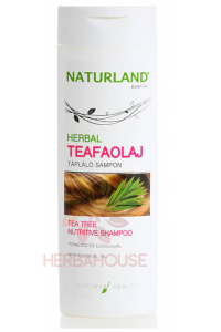 Obrázok pre Naturland Herbal Șampon nutritiv cu ulei de arbore de ceai împotriva mătreții și căderii părului (200ml)