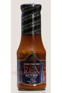 Obrázok pre Rex Ketchup picant fără zahăr cu stevia și chili habanero (330g)