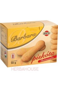 Barbara Detské bezlepkové piškóty (90g) Obrázok pre Barbara Detské bezlepkové piškóty (90g)