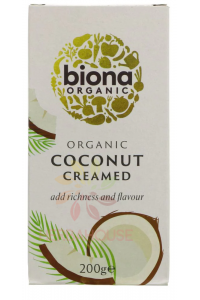 Biona Bio Cremă de cocos fără gluten (200g) Obrázok pre Biona Bio Cremă de cocos fără gluten (200g)