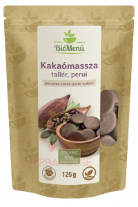 Obrázok pre BioMenü Bio Masă de cacao din boabe de cacao peruviene (125g)