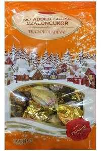 Obrázok pre Microse Bomboane de Craciun  din ciocolată cu umplutară de cremă din lapte si alune fără zahăr adăugat (350g)