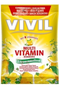 Obrázok pre Vivil Multivitamin picături fără zahăr lămâie și miere de miere 8 vitamine (60g)