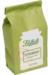 Obrázok pre Zöldbolt Pulbere de acid citric de calitate alimentară (500g)