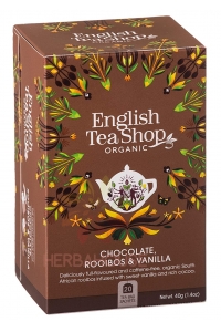 Obrázok pre English Tea Shop Bio Ceai ciocolată rooibos și vanilie (20buc)