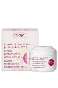 Obrázok pre Ziaja Cremă antirid de zi cu ulei de iasomie și acid hialuronic SPF 6 50+ (50ml)