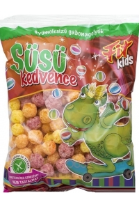 Obrázok pre Fit Kids Süsü Biluțe de cereale fără gluten cu aromă de fructe (120g)