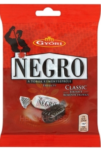 Obrázok pre Győri Negro Classic Bomboană tari umplută cu aromă de mentă și anason (79g)