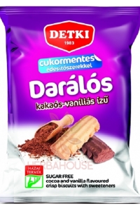 Obrázok pre Detki Biscuiți fără zahăr cu vanilie și cacao (180g)