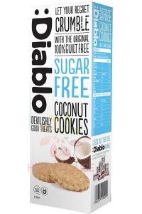 Obrázok pre Diablo Cookies prăjituri cu nucă de cocos fără zahăr (150g)