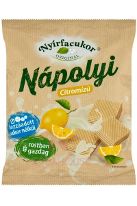 Obrázok pre Nyírfacukor Napolitane umplute cu cremă de lămâie fără zahăr cu xilitol (180g)