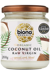 Obrázok pre Biona Bio Ulei de nucă de cocos virgin presat la rece (200g)