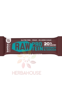 Obrázok pre Bombus Raw Baton proteic nucă de cocos și cacao (50g)