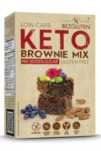 Obrázok pre Bezgluten Mix Keto Brownie fără gluten, cu conținut scăzut de carbohidrați, fără adaos de zahăr (150g)