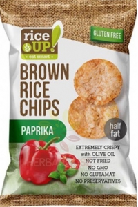 Obrázok pre Rice Up Chipsuri de orez fără gluten cu aromă de boia (60g)