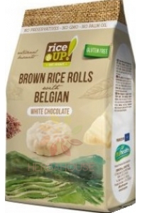 Obrázok pre Rice Up Gustare de orez integral fără gluten cu ciocolată albă (50g)