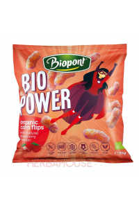 Obrázok pre Biopont Bio Power Chips de porumb fără gluten cu pudră de căpșuni (55g)