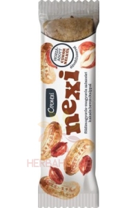 Obrázok pre Cornexi Nexi Baton de ovăz cu arahide și nuci semimuiate în ciocolată neagră cu îndulcitor (45g)