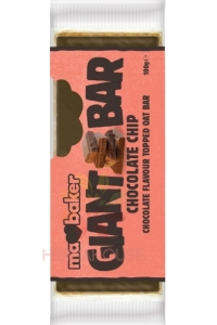 Obrázok pre Ma Baker Giant bar Baton uriaș cu bucăți de ciocolată belgiană învelit de ciocolată (100g)