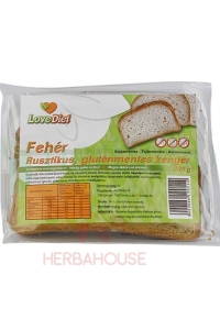 Obrázok pre LoveDiet Pâine albă rustică feliată fără gluten (235g)