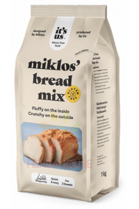 Obrázok pre Naturbit It´s us Miklos Amestecul de făină fără gluten pentru prepararea pâinii albe (500g)