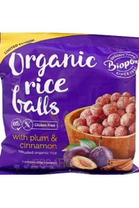 Obrázok pre Biopont Bio Biluțe de orez extrudate prune și scorțișoară (55g)