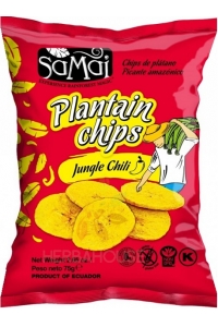 Obrázok pre Samai Chips de banane Plantain chili iute (75g)