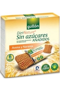 Obrázok pre Gullón Biscuiți fără zahăr cu ovăz și aromă de portocale (144g)