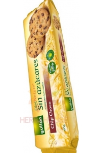Obrázok pre Gullón Biscuiți cu bucăți de ciocolată fără zahăr cu îndulcitor (150g)
