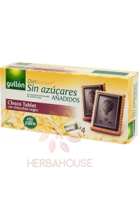 Obrázok pre Gullon Choco Tablet Black Fursecuri cu ciocolată neagră cu îndulcitor (150g)