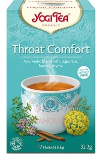 Obrázok pre Yogi Tea® Bio Throat comfort Ceai ayurvedic pentru gat (17buc)