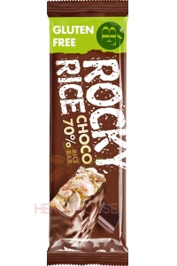 Obrázok pre Benlian Food Rocky Rice Baton de orez fără gluten ciocolată 70% (18g)