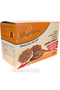 Obrázok pre Barbara Biscuiți fără gluten cu cacao și vanilie cu umplutură de cacao (160g)