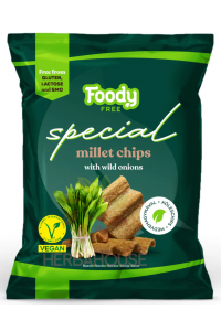 Obrázok pre Foody Free Special Chips de mei fără gluten cu usturoi sălbatic (45g)