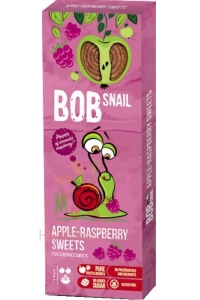 Obrázok pre Eco Snack Bob Snail Rolls Felii de fructe mere, zmeură (30g)