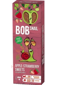 Obrázok pre Eco Snack Bob Snail Rolls Felii de fructe mere, căpșună (30g) 